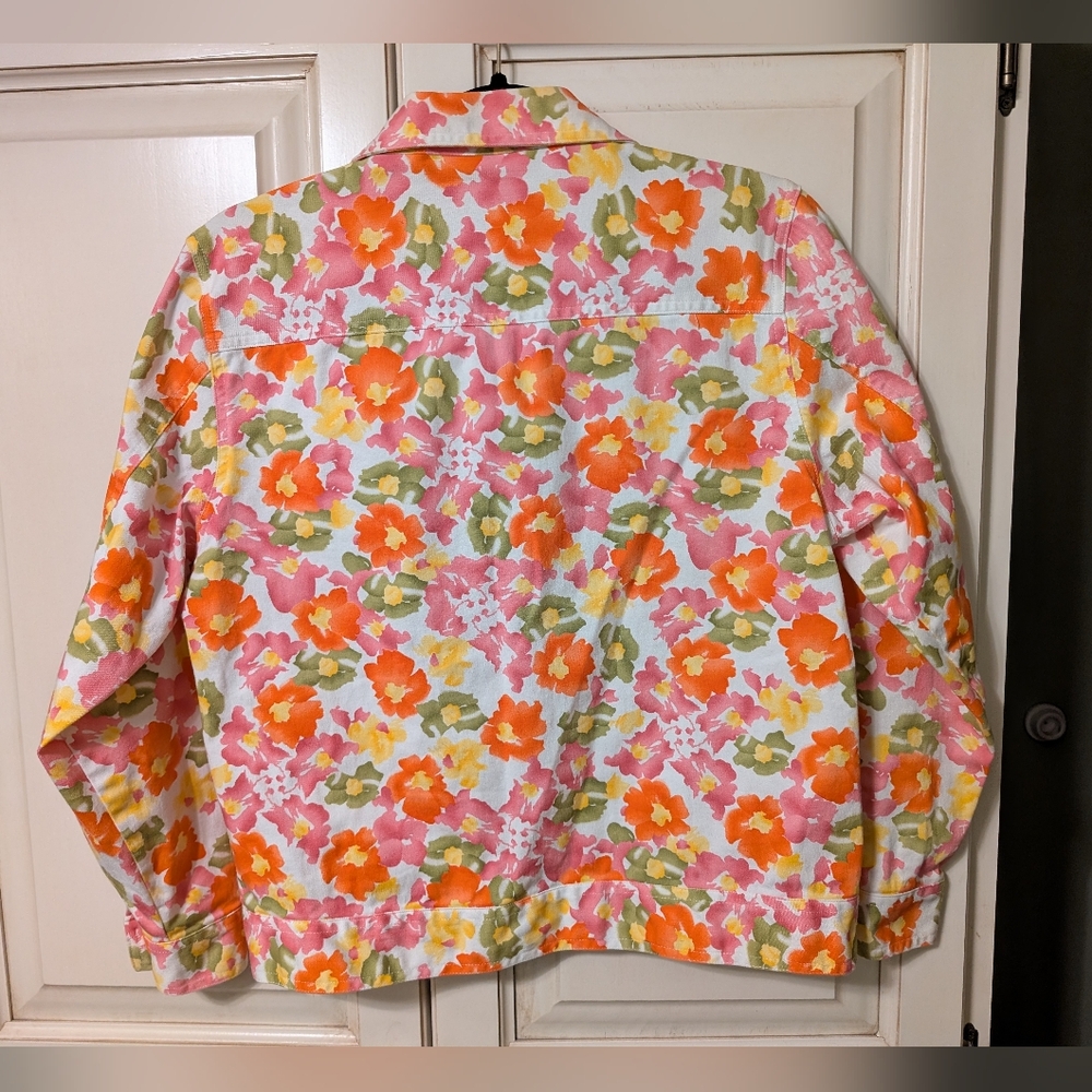 Draper's & Damon's Springy Floral Cotton Jacket - Picture 7 of 9